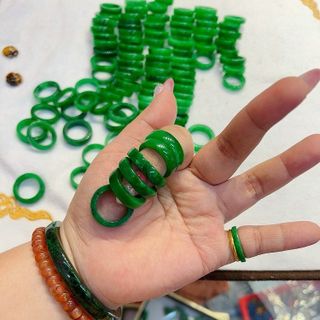 NHẪN NAM NGỌC CẨM THẠCH THIÊN NHIÊN NHIỀU SIZE - THẮNG GIANG