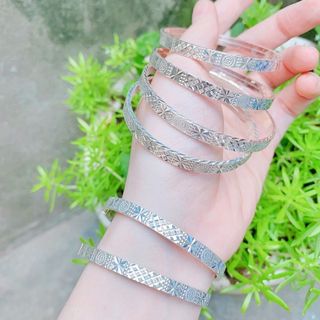 [ 1 CÁI ] VÒNG TAY PHAY BẠC TA CAO CẤP CÓ THẺ HÓA ĐƠN - THẮNG GIANG