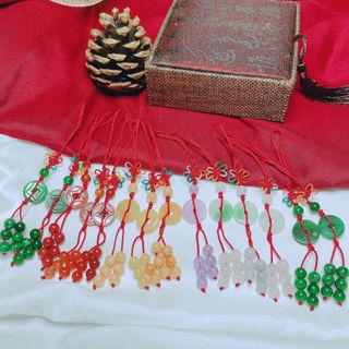 TREO ĐIỆN THOẠI XU KIM TIỀN NGỌC CẨM THẠCH THIÊN NHIÊN - THẮNG GIANG