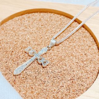 DÂY CHUYỀN THÁNH GIÁ TIM NỐI BẠC TA CAO CẤP - THẮNG GIANG