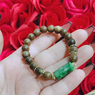 VÒNG TAY TRẦM HƯƠNG TỐC PHỐI LU THỐNG NGỌC CẨM THẠCH LÝ THIÊN NHIÊN - THẮNG GIANG