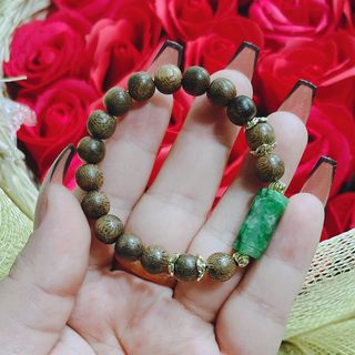 VÒNG TAY TRẦM HƯƠNG TỐC PHỐI LU THỐNG NGỌC CẨM THẠCH LÝ THIÊN NHIÊN - THẮNG GIANG