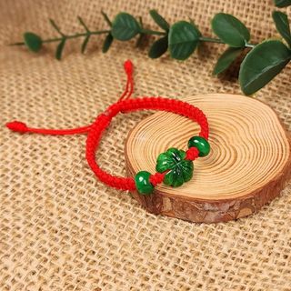 VÒNG TAY CỎ BỐN LÁ NGỌC CẨM THẠCH THIÊN NHIÊN TẾT SONG ĐIẾU - THẮNG GIANG