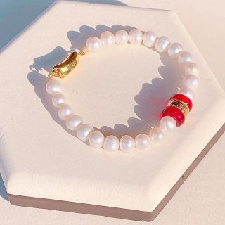 VÒNG TAY NGỌC TRAI NUÔI NƯỚC NGỌT THIÊN NHIÊN PHỐI LU THỐNG - THẮNG GIANG