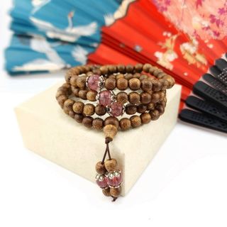 VÒNG TAY TRẦM HƯƠNG RỪNG VIỆT NAM PHỐI ĐÁ PHONG THỦY - THẮNG GIANG