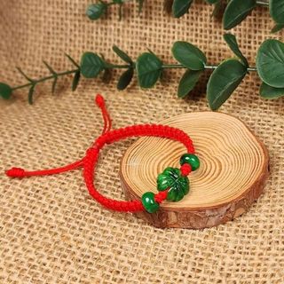 VÒNG TAY CỎ BỐN LÁ NGỌC CẨM THẠCH THIÊN NHIÊN TẾT SONG ĐIẾU - THẮNG GIANG