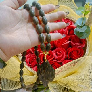 DÂY CHUYỀN NAM TRẦM HƯƠNG MẮT TỬ THIÊN NHIÊN - THẮNG GIANG