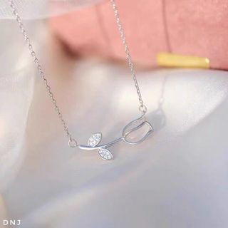 DÂY CHUYỀN HOA HỒNG BẠC TA CAO CẤP - THẮNG GIANG