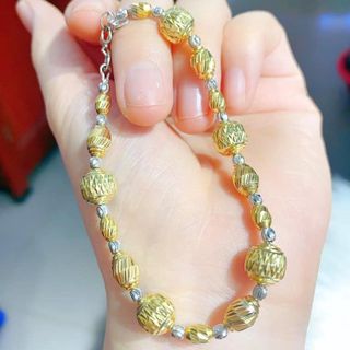 LẮC TAY BI PHAY BẠC TA XI VÀNG CAO CẤP - THẮNG GIANG
