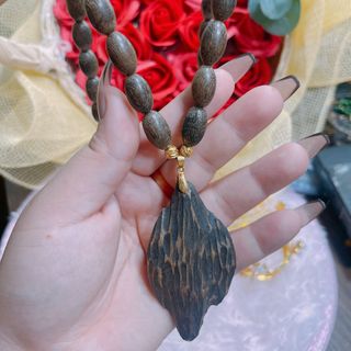 DÂY CHUYỀN NAM TRẦM HƯƠNG MẮT TỬ THIÊN NHIÊN - THẮNG GIANG