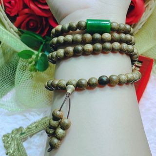 VÒNG TAY NAM TRẦM HƯƠNG TỐC PHỐI LU THỐNG NGỌC CẨM THẠCH THIÊN NHIÊN - THẮNG GIANG