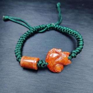 VÒNG TAY LU THỐNG HỒ LY NGỌC CẨM THẠCH HUYẾT THIÊN NHIÊN - THẮNG GIANG