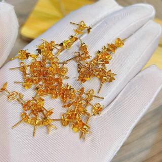 BÔNG TAI BƯỚM VÀNG TÂY 10 KARA CÓ THẺ HÓA ĐƠN CHỐT VÀNG - THẮNG GIANG