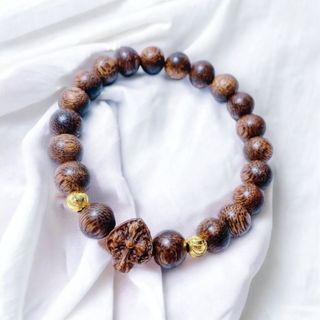VÒNG TAY LÁ BỒ ĐỀ TRẦM HƯƠNG SÁNH CHÌM THIÊN NHIÊN - THẮNG GIANG