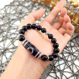 VÒNG TAY NAM DZI MÃ NÃO THIÊN NHIÊN - THẮNG GIANG