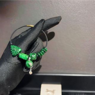 VÒNG TAY HỒ LY LU THỐNG VÀ CHARM NGỌC CẨM THẠCH SƠN THỦY THIÊN NHIÊN - THẮNG GIANG