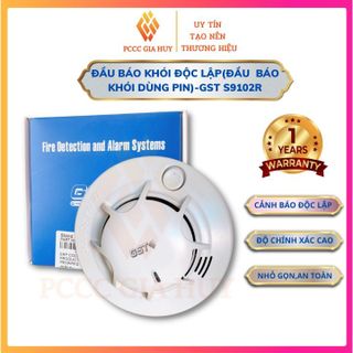 Đầu báo khói,cảm biến khói dùng pin tại chỗ GST S-9102R, độ nhạy cao ,chuông cảnh báo lớn giá sỉ