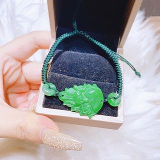 VÒNG TAY HỒ LY CHÚA NGỌC CẨM THẠCH SƠN THỦY THIÊN NHIÊN DÒNG VIP CỰC MẠNH - THẮNG GIANG