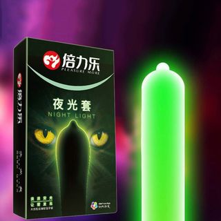 Bao Cao Su Dạ Quang Phát Sáng HBM Night Light - Hộp 7 Chiếc