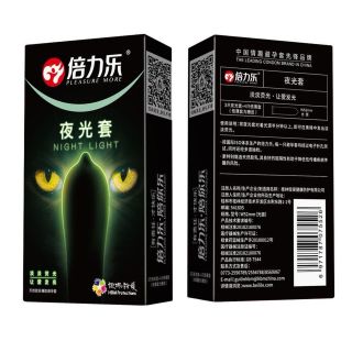 Bao Cao Su Dạ Quang Phát Sáng HBM Night Light - Hộp 7 Chiếc