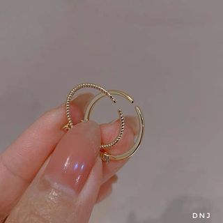 NHẪN ĐÔI BẠC TA XI VÀNG 18K CAO CẤP CÓ THẺ HÓA ĐƠN - THẮNG GIANG