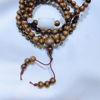 VÒNG TAY TRẦM HƯƠNG TỐC PHỐI LU THỐNG NGỌC CẨM THẠCH THIÊN NHIÊN - THẮNG GIANG