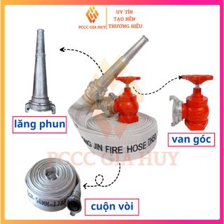 Combo lăng phun, cuộn vòi, van góc dùng dập tắt tất cả các đám cháy-PCCC Gia Huy giá sỉ