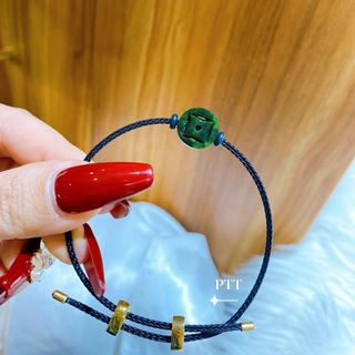VÒNG TAY XU KIM TIỀN NGỌC CẨM THẠCH SƠN THỦY THIÊN NHIÊN - THẮNG GIANG