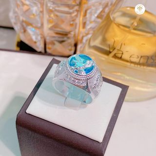 NHẪN NAM HÌNH ĐẠI BÀNG BẠC TA CAO CẤP - CÓ THẺ HÓA ĐƠN - THẮNG GIANG