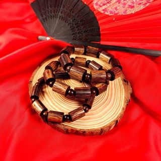 VÒNG TAY NAM TRẦM HƯƠNG SÁNH CHÌM ĐỐT TRÚC 12 LY THIÊN NHIÊN - THẮNG GIANG
