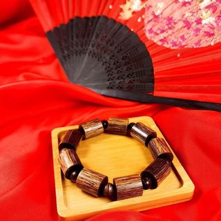 VÒNG TAY NAM TRẦM HƯƠNG SÁNH CHÌM ĐỐT TRÚC 12 LY THIÊN NHIÊN - THẮNG GIANG