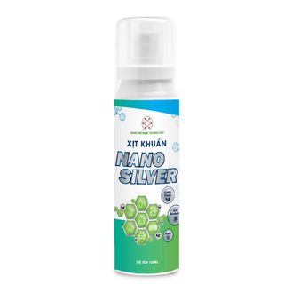 Chai xịt diệt khuẩn Nano Silver cầm tay loại bỏ mùi hôi các vật dụng gia đình, cá nhân 100ml