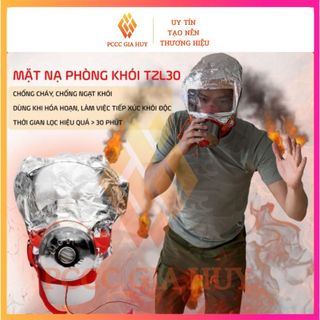 Mặt nạ phòng độc , mặt nạ phòng chống khí độc - đạt tiêu chuẩn  về PCCC - bảo vệ toàn diện, model TZL30