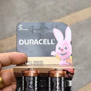 Vỉ 2 viên Pin trung Duracell LR14 chính hãng.