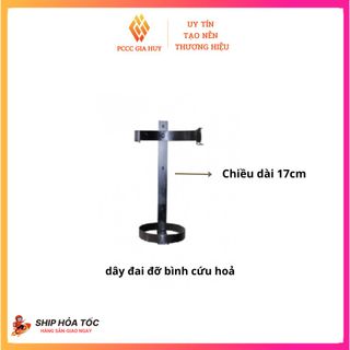 Giá treo bình chữa cháy, dây đai đỡ bình cứu hoả bằng kim loại - PCCC Gia Huy