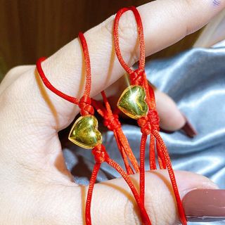 VÒNG TAY TRÁI TIM VÀNG TÂY 10 KARA TẾT DÂY - THẮNG GIANG