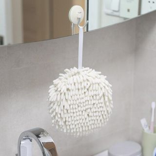 BÔNG TRÒN LAU TAY Đa Năng Kiểu Dáng Độc Đáo, Khăn Chất Liệu Mềm Mịn Siêu Thấm Nước Treo Nhà Bếp - KiMi Decor
