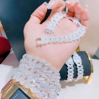 LẮC TAY NAM NỮ CAO CẤP ĐÍNH FULL ĐÁ HÀNG DÀY DẶN CÓ THẺ HÓA ĐƠN - THẮNG GIANG