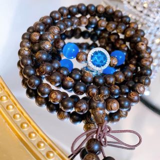 VÒNG TAY TRẦM HƯƠNG SÁNH THIÊN NHIÊN PHỐI CHARM BẠC TA CAO CẤP - THẮNG GIANG