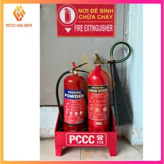 Bình chữa cháy khí CO2, bình cứu hoả chính hãng DRAGON có tem kiểm định của bộ CA - PCCC GIA HUY