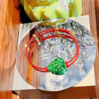 VÒNG TAY HỒ LY CHÚA NGỌC CẨM THẠCH SƠN THỦY THIÊN NHIÊN DÒNG VIP CỰC MẠNH XỎ DÂY CÁP - THẮNG GIANG
