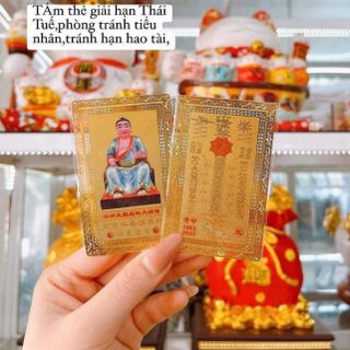 LINH PHÙ THẺ NHÔM THÁI TUẾ GIẢI HẠN TAM TAI ĐÃ TRÌ TRÚ - THẮNG GIANG