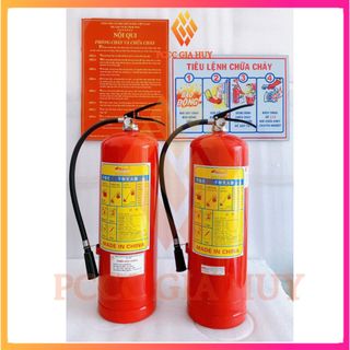 [ Tặng bộ nội quy + tiêu lệnh ] Combo 2 bình chữa cháy 4Kg bột ABC, bình chữa cháy gia đình , hộ kinh doanh vừa và nhỏ..