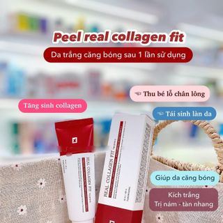 Peel Da Truyền Trắng Real Collagen Fit Hàn Quốc 50ml