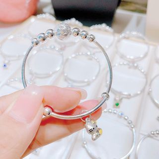 VÒNG TAY CHARM KITTY DÀNH CHO BÉ CHUẨN BẠC TA (CÓ THẺ HÓA ĐƠN) - THẮNG GIANG