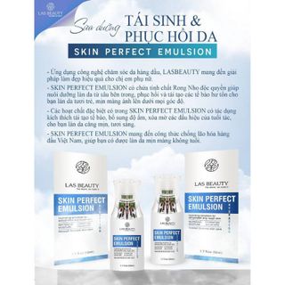 Sữa Dưỡng Rong Nho Nhật Bản Skin Perfect Emulsion - Las Beauty Tái Sinh Phục Hồi Da Sữa Dưỡng Thể Dưỡng Trắng Da Mịn Da