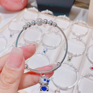 VÒNG TAY CHARM KITTY DÀNH CHO BÉ CHUẨN BẠC TA (CÓ THẺ HÓA ĐƠN) - THẮNG GIANG