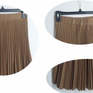 CHÂN VÁY DẬP LY DÁNG DÀI 3 SỌC - VIỆT MỸ ORIGAMI