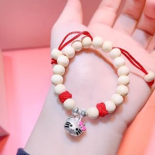 VÒNG TAY DÂU TẰM PHỐI MÈO BẠC TA DÀNH CHO BÉ - THẮNG GIANG
