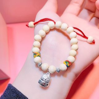 VÒNG TAY DÂU TẰM PHỐI MÈO BẠC TA DÀNH CHO BÉ - THẮNG GIANG